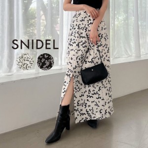 SALE50%OFF SNIDEL スナイデル Sustainableバリエプリントナロースカート swfs234097 2023秋冬 2023autumn レディース ボトムス ロング丈