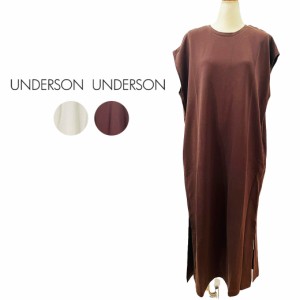 SALE30%OFF UNDERSON UNDERSON アンダーソンアンダーソン インレイリラックスワンピース uuwco234137 レディース  ウィメンズ