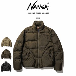 SALE15%OFF NANGA ナンガ MAZENO RIDGE JACKET/マゼノリッジジャケット 2023AWモデル アウトドアウェアー 撥水 冬キャンプ