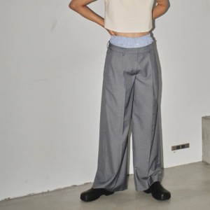 TODAYFUL Double Waist Trousers ダブルウエストトラウザーズ 12410715 レディース パンツ ボトムス ワイドシルエット スラックス