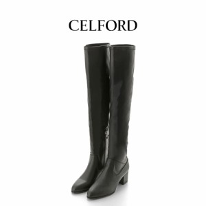 SALE50%OFF CELFORD セルフォード ストレッチニーハイブーツ cwgs235506 レディース 靴 シューズ ロング丈 トレンド感 2023winter 2023秋