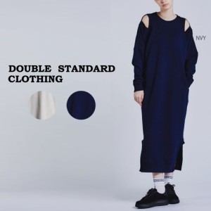 DOUBLE STANDARD CLOTHING ダブルスタンダードクロージング ESSENTIAL / カットアウト裏毛ワンピース 2501031241 レディース ダブスタ カ