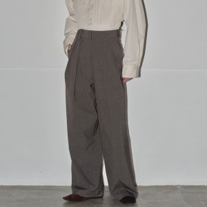 (予約)トゥデイフル TODAYFUL Doubletuck Smooth Trousers ダブルタックスムーストラウザーズ 12420704 (8月下旬以降入荷) 2024秋冬 レデ