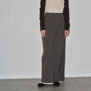 (予約)TODAYFUL トゥデイフル Cutoff Pencil Skirt カットオフペンシルスカート 12420802 (8月下旬以降入荷) 2024秋冬 ボトムス ロング丈