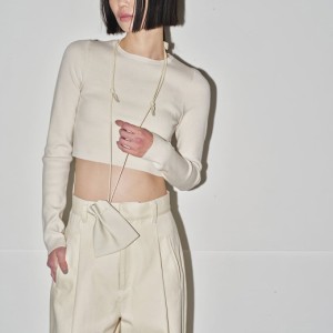 TODAYFUL Cropped Smooth Knit 12420511 トップス シンプル レディース ショート丈