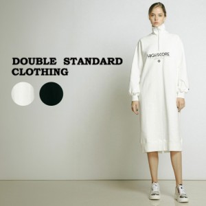 DOUBLE STANDARD CLOTHING ダブルスタンダードクロージング ESSENTIAL / ハーフジップロゴワンピース 2501191241 レディース ダブスタ カ