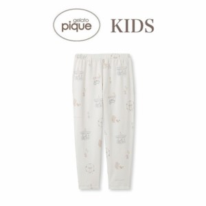 gelato pique kids キッズ メリーゴーランド柄ロングパンツ pkcp241446 ジェラピケ 子供服 ボトムス 部屋着 パジャマ ルームウェア 