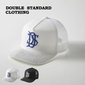 DOUBLE STANDARD CLOTHING DSC / ラインストーン×メッシュ刺繍ロゴキャップ 0600010241 レディース ダブスタ CAP 帽子