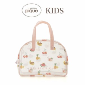 gelato pique kids フルーツアニマル柄PVCプールバッグ pkgb242632 ジェラピケ 手提げ トートバッグ 子供用 通園 通学 レジャー