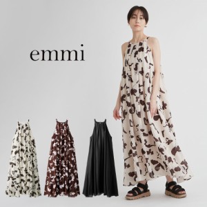 (予約)エミ アトリエ emmi atelier ベアトップ付きサマーワンピース 13wfo244006 (7月中旬以降入荷) レディース ドレス フレア ボリュー