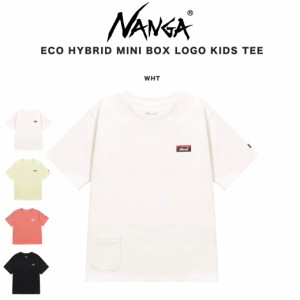 NANGA ナンガ ECO HYBRID MINI BOX LOGO KIDS TEE / エコハイブリッドミニボックスロゴキッズティー Tシャツ 子供服 トップス 半袖 アウ