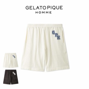 GELATO PIQUE HOMME エアモコカレッジハーフパンツ phnp242930 メンズ ボトムス ジェラピケ 部屋着 ルームウェア パジャマ 軽量 ヴィンテ