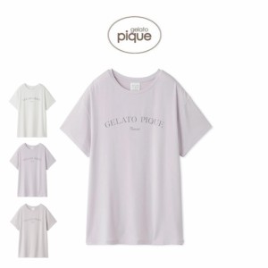 gelato pique ジェラートピケ フェミニンロゴTシャツ pwct242255 ジェラピケ レディース  ルームウェア トップス 部屋着 パジャマ フェミ