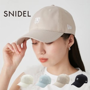SNIDEL スナイデル (SNIDEL×NEW ERA) エンブレムキャップ swgh242627 レディース 帽子 CAP コラボ デイリー カジュアル