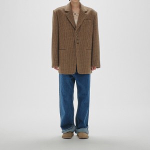 (予約)TODAYFUL Wool100% Check Jacket ウール100% チェックジャケット 12420109 (10月上旬以降入荷) アウター レディース 羽織 マニッシ