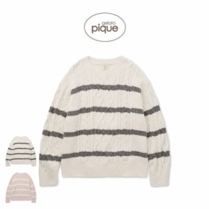SALE30%OFF ジェラートピケ gelato pique ベビモコアランボーダープルオーバー pwnt245053 ジェラピケ ルームウェア 部屋着 レディース 