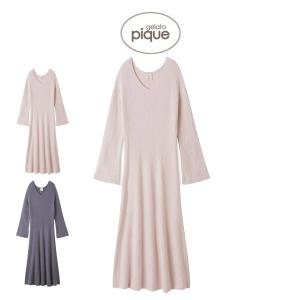 ジェラートピケ gelato pique クラッシーモコワンピース pwno251093 ジェラピケ ルームウェア 部屋着 ロング丈 レディース 2025春 ギフト