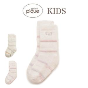 ジェラートピケ キッズ gelato pique kids スムーズィーカラフルボーダーソックス pkgs251557 ジェラピケ 子供用 靴下 ルームソックス 部
