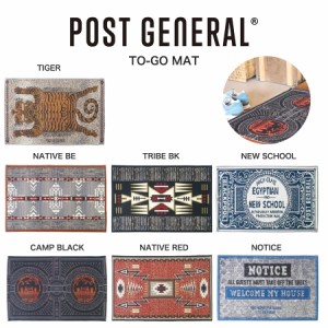 POST GENERAL(ポストジェネラル) TO-GO MAT トゥーゴーマット アウトドアラグ インテリア テントマット 玄関マット キャンプマット 車中