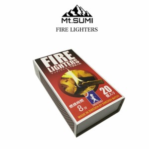 FIRE LIGHTERS ファイヤーライターズ マッチ型 ライター不要の着火剤 20本入り1箱 焚き火 BBQ キャンプ アウトドア 防災用 火おこし用