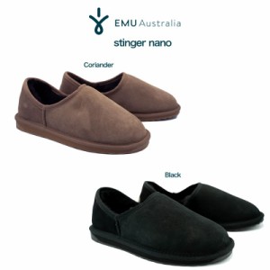 SALE30%OFF EMU Australia エミュー Stinger Nano スティンガーナノ ムートンシューズ w11982 ムートンブーツ ベリーショート丈 スリッポ