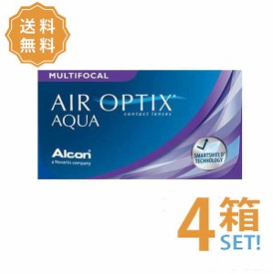 【遠近両用】 エアオプティクス プラス ハイドラグライド マルチフォーカル 4箱セット 1箱6枚入り 【メーカー直送 送料無料】 代引・同梱