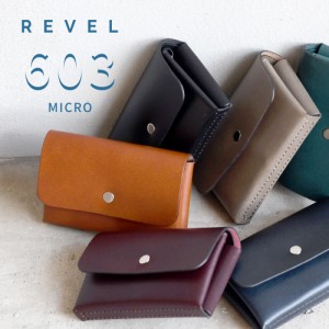 ミニ財布 コンパクトウォレット REVEL MICRO 日本製 本革 財布 レザー レヴェル マイクロ R603 メンズ コンパクト財布 二つ折り イストオ