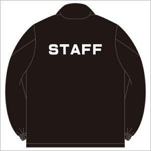 加工賃 イベント用 ジャンパー ハーフコート ポロシャツ 『1000枚以上〜』 STAFFプリント加工賃