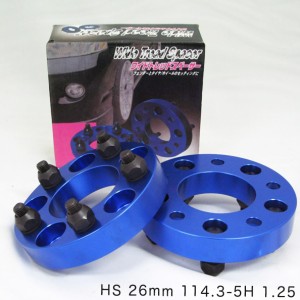 ブレイス ブルー ワイドトレッドスペーサー 26mm PCD114.3/P1.25/5H BZ-007/