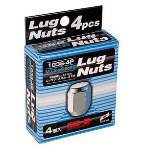 メール便可｜KYO-EI Lug Nuts ラグナット 袋タイプ M12xP1.25 21HEX クロームメッキ 4個入り 103S-4P/