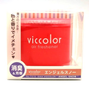 ダイヤケミカル：vicolor ビッカラ エンジェルスノー 消臭&芳香剤 ゲルタイプ/7315/