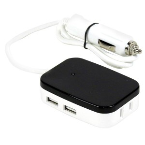 大自工業/Meltec：インバーター USB 2口 車内で家庭用コンセントが使える！ 12V車専用/MTU-30