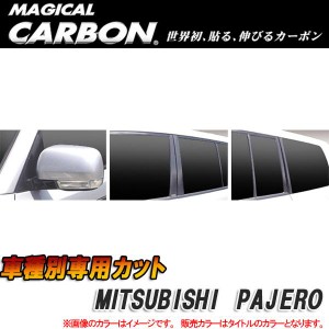 マジカルカーボン カーボンピラー パジェロ ブラック/HASEPRO/ハセプロ：CPM-29