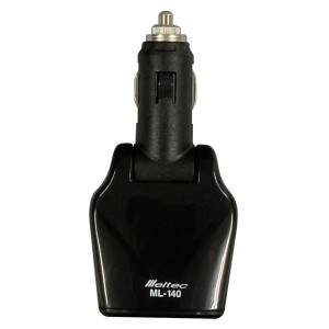大自工業/Meltec：バッテリーチェッカー USBポート付き DC12V用 電圧チェック バッテリー上がりを防止 ML-140