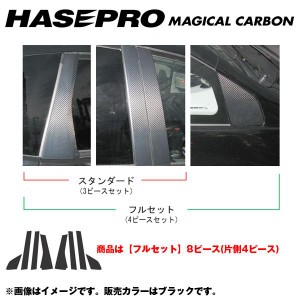 マジカルカーボン ピラーセット フルセット フィット GE6〜9（H19/10〜）/フィット HV GP1（H22/10〜）/HASEPRO/ハセプロ：CPH-F42