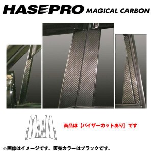 マジカルカーボン ブラック ピラーセット バイザーカット ゼストスパーク JE1・2 年式：H20/12〜/HASEPRO/ハセプロ：CPH-V51