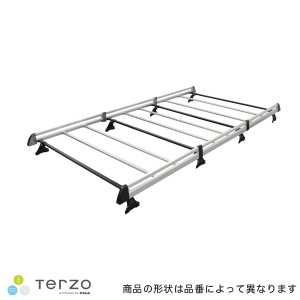 Terzo E26 EA900N NV350キャラバン/コモ専用 業務用キャリア ボルトオン取付 8本脚タイプ H24.6〜 2870×1390×120cm