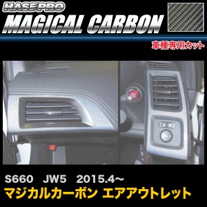 ハセプロ CAOH-8 S660 JW5 H27.4〜 マジカルカーボン エアアウトレット カーボンシート