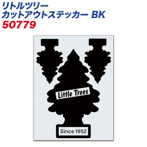 メール便可｜バドショップ:リトルツリー ステッカー ロゴマーク LittleTrees カットアウトステッカー ブラック/50779