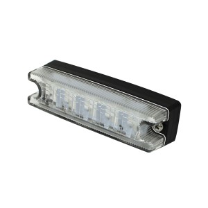 ヤック/YAC 流星Re5LED車高灯 クリア/レッド DC24V アクリル製クリアレンズ 高輝度LED5個 トラック CE-233