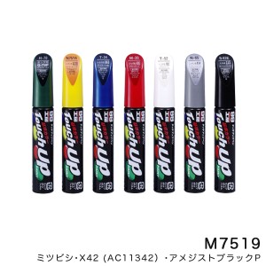 ソフト99 タッチアップペン【ミツビシ X42 アメジストブラックP】 12ml 筆塗りペイント M-7519 17519