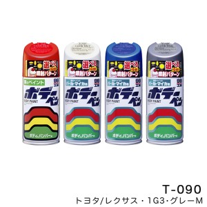 ソフト99 ボデーペン ボディーペン【トヨタ/レクサス 1G3 グレーM】 300ml スプレーペイント ボディー バンパー T-090 08090