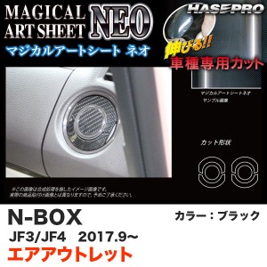 ハセプロ マジカルアートシートNEO エアアウトレット N-BOX JF3/JF4（H29.9〜） カーボン調シート【ブラック】 MSN-AOH9