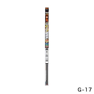 ソフト99 ガラコワイパー グラファイト超視界 替えゴム ワイパーゴム 長さ425mm ゴム幅6mm 角型(樹脂ワイパー対応) G-17 04717