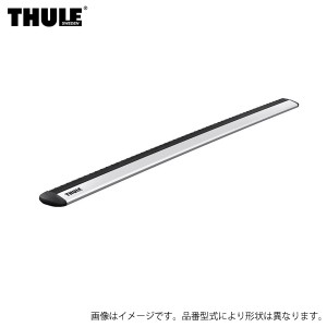 THULE/スーリー ウイングバーエヴォ 118cm WingBar Evo シルバー 2本セット ベースバー ピボット式 キャリア 7112