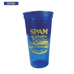 PICK The HAWAII スパム SPAM カップ コップ 24oz ブルー hawaii ハワイアン雑貨 UT-FM-SPAM