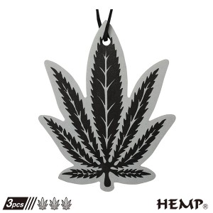 ニューアークス 芳香剤 HEMP エアーフレッシュナー ブラックムスク 3枚パック ヘンプ 吊り下げ型 車 部屋 NAX-052-002