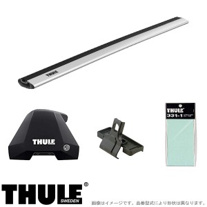 THULE/スーリー ルーフキャリア 車種別セット VW/フォルクスワーゲン Tクロス  ルーフレール無し 2019〜 7205+7215x2+5240