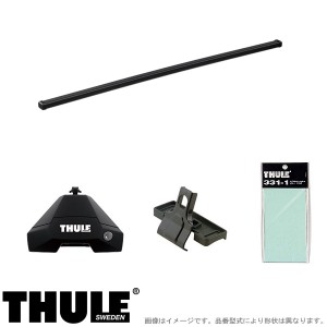 THULE/スーリー ルーフキャリア 車種別セット 日産 リーフ ZE1  H29/10〜 7105+7123+5127