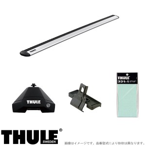 THULE/スーリー ルーフキャリア 車種別セット 日産 リーフ ZE1  H29/10〜 7105+7113+5127